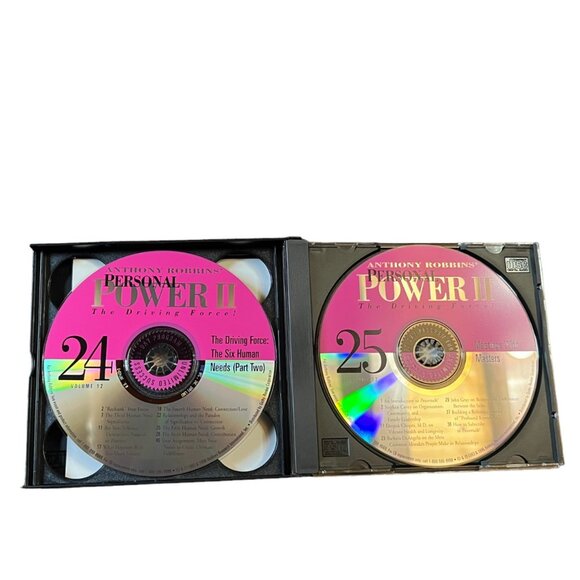Anthony Robbins Personal Power II The Driving Force Complete Set 25 CDs & Workbk - Picture 7 of 14